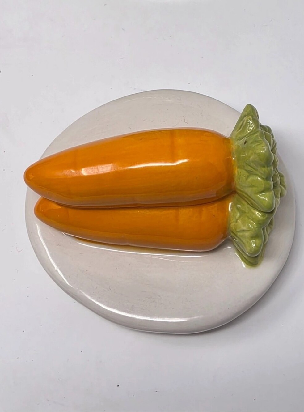 Rae Dunn “I Don't Carrot At All” Topper Mug Easter Artisan Collection 16Oz NWOT - Picture 6 of 7